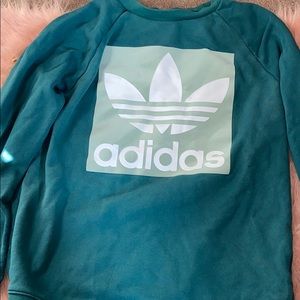 Adidas, long sleeve shirt.